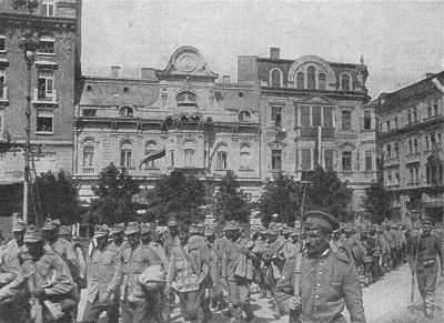 Gefangene Rumnen in Sofia 