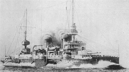 Seekrieg 1914-1918: Das franzsische Linienschiff "Suffren"